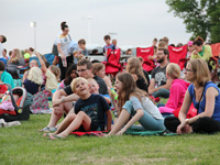 Movie screening in Centennial Park